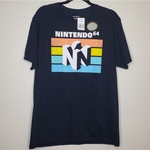 Nintendo 64 Graphic Black T-shirt